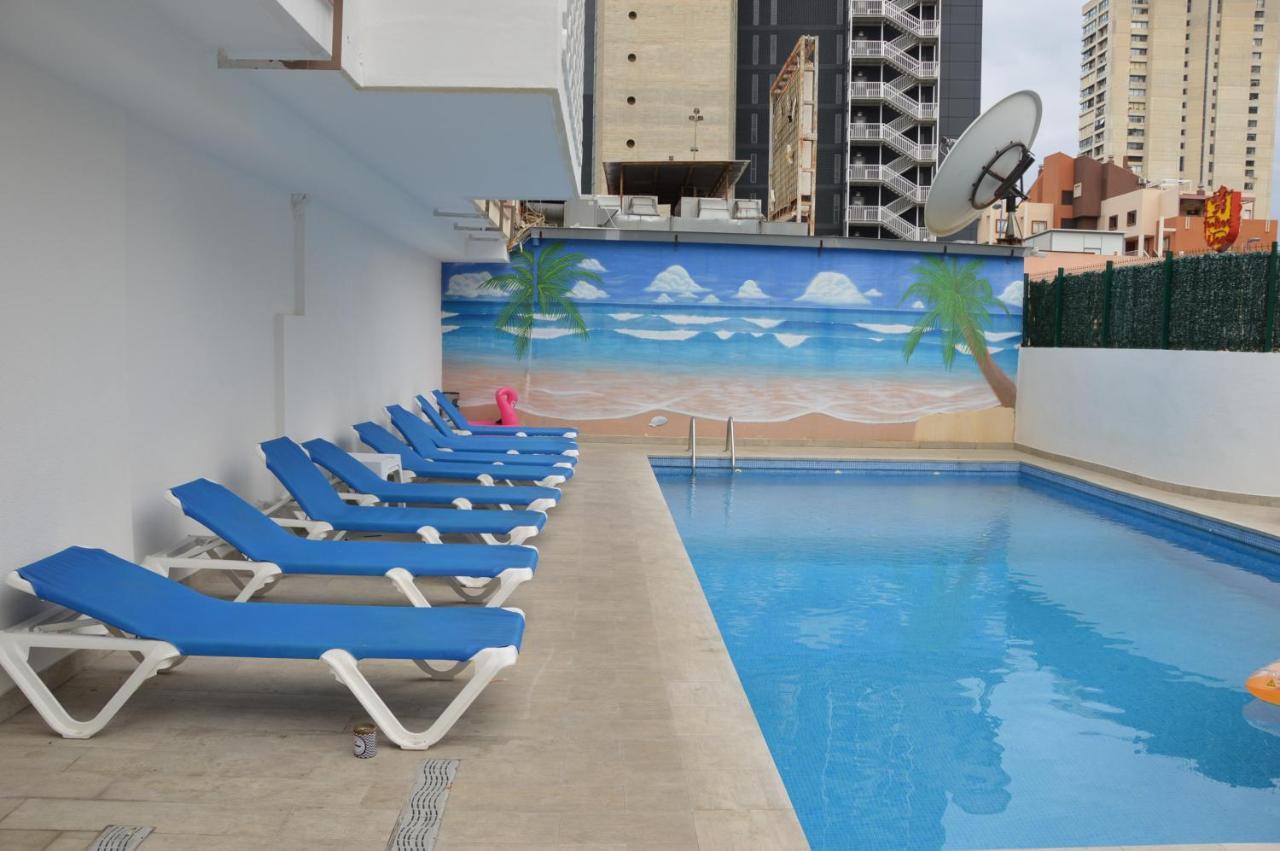 Apts Ara With Pool Lägenhet Benidorm Exteriör bild